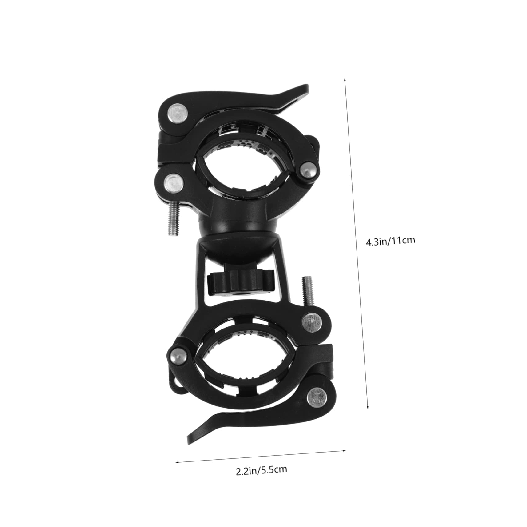 GALPADA 1Pc Sturdy Bike Flashlight Holder Flashlight Bracket for Easy Installation Durable Bike Accessory for Mountain Biking and Cycling High Grade Material