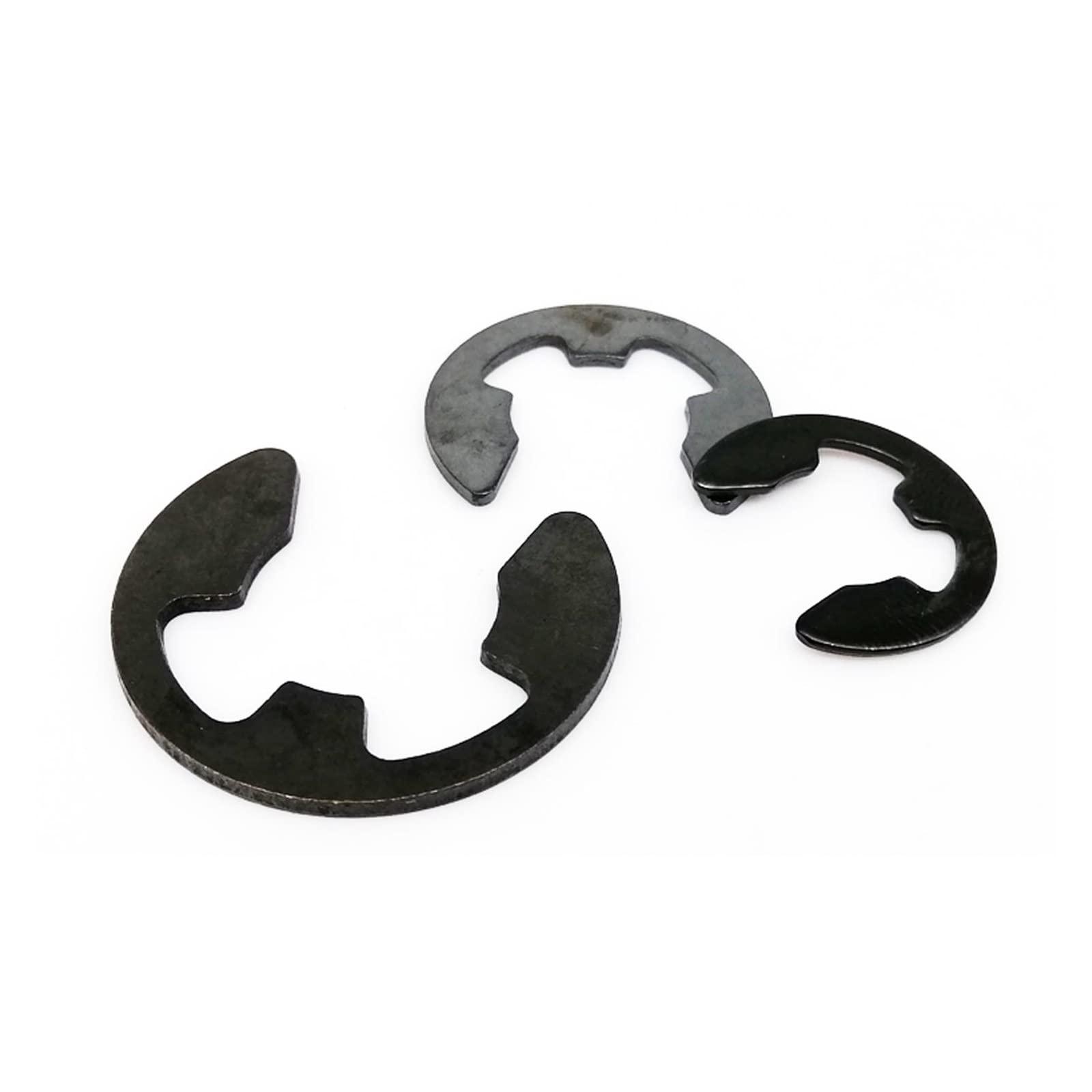 580/1000 Uds M1.2 M1.5 M2 M3 M4 M5 M6 M10 M12 M15 Eje de Acero al Carbono retención Externa Bloqueo E Clip a presión arandela de Seguridad (Color : Set B 1000pcs, Size : 1)
