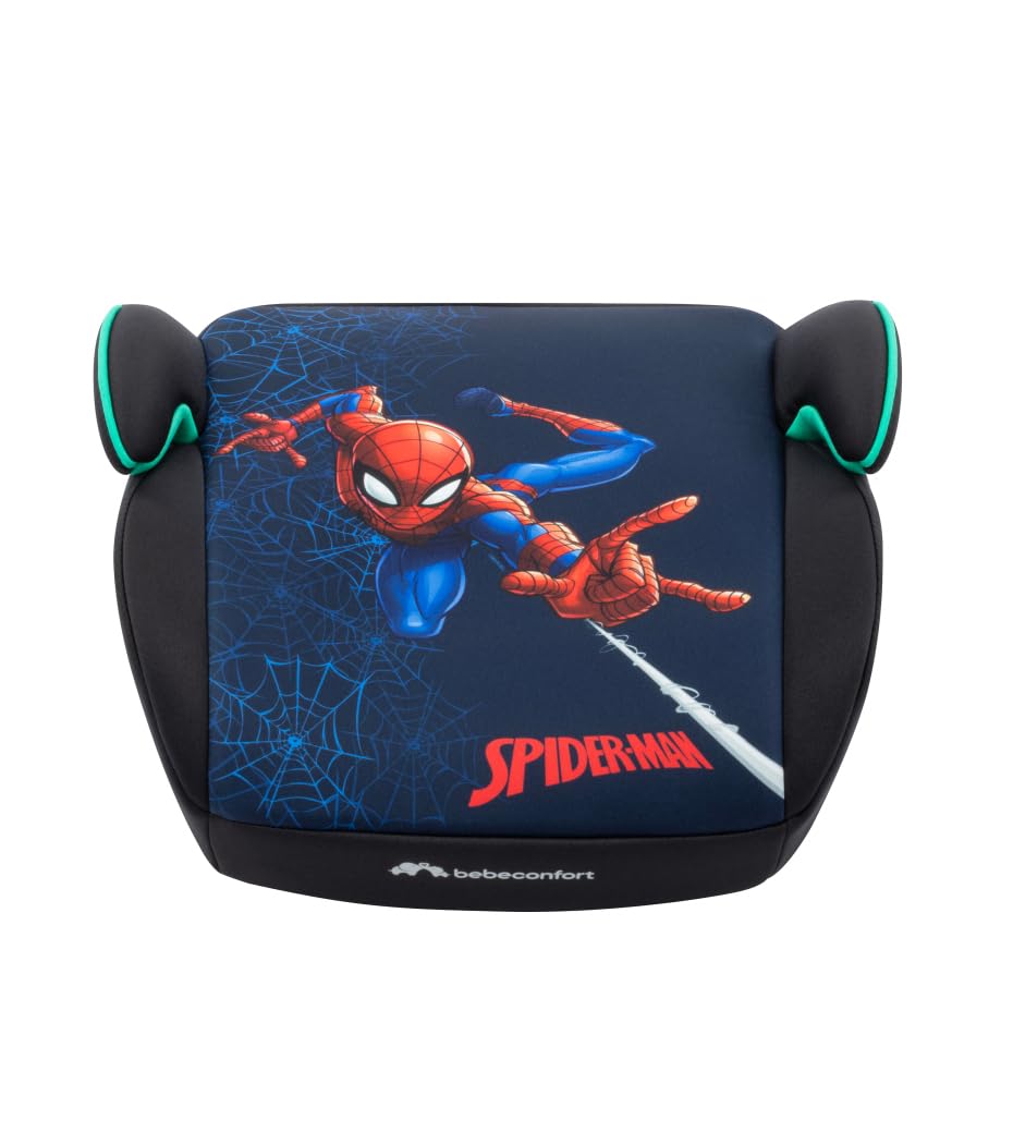 Bebeconfort Disney Gaia i-Fix​ Asiento Elevador ISOFIX, Silla Coche Spiderman para Niños y Niñas de 6 a 12 años, 22-36 kg, 128-150 cm, Portátil, Cómodo, Compacto, Ligero, Fun Spiderman