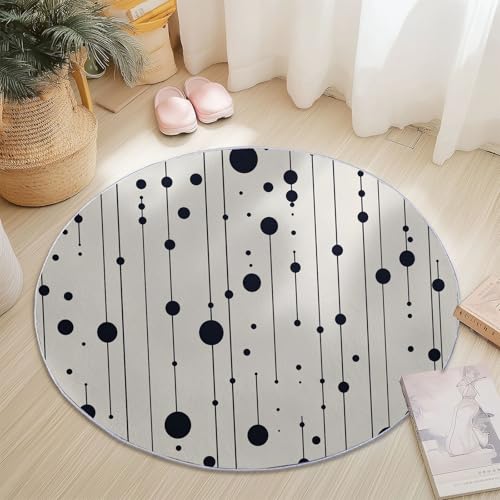 Tapis de chambre blanc minimaliste pour salon moderne - 3