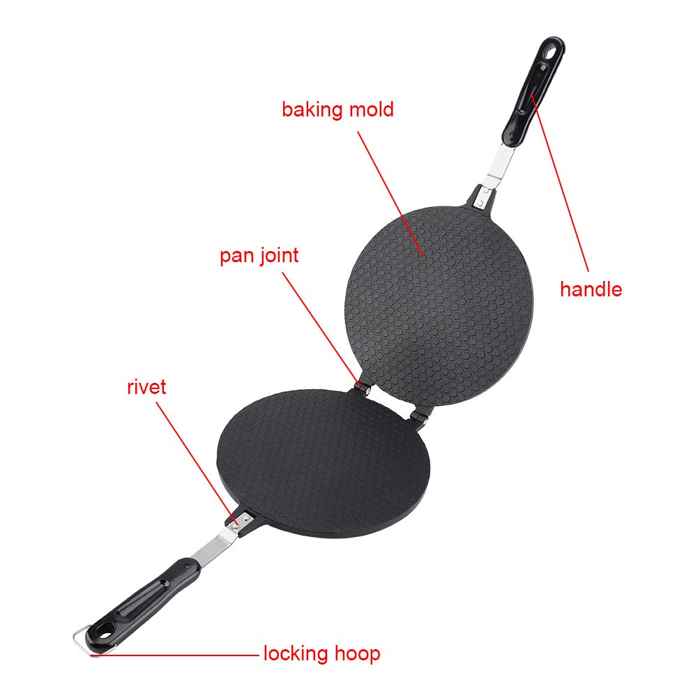 Máquina de rollos de huevos para el hogar antiadherente resistente, waflera de huevo, waflera para panadero, para restaurante casero 2