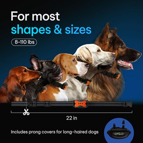Image of DogRook Rechargeable Dog Bark Collar | Smart Collar for Dog Training | Beep & Vibration | No Shock | No Bark Collar | Anti Bark Collar for Dogs | Anti Barking Collar for Dogs - Large, Medium, Small