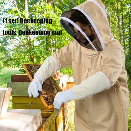 Combinaison d'apiculture ventilée en coton avec poches
