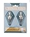 Walker & Williams Extra Long Deep Barrel Strap Locks for Thick Guitar Straps For Acoustic, Electric, And Bass Guitars