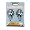 Walker & Williams Extra Long Deep Barrel Strap Locks for Thick Guitar Straps For Acoustic, Electric, And Bass Guitars