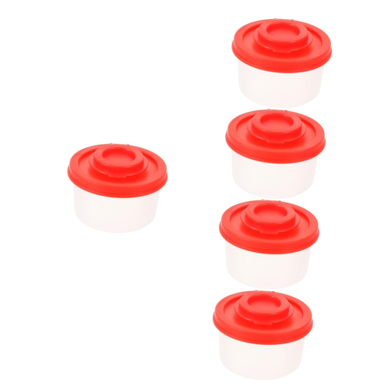 PRETYZOOM 5sets Portable Mini Salt Pepper Bottles Compact Condiment Airtight Seasoning Organizer 2pcs*5