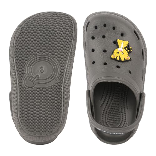 Image of FUEL Hooper Lightweight & Comfortable Pull-On Casual Clogs with Cushioned Footbed for Kids