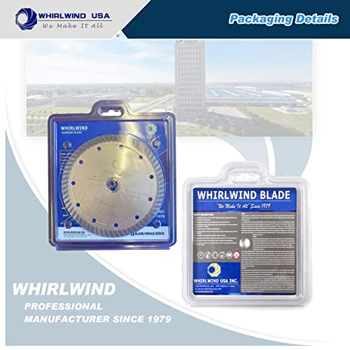 Whirlwind Usa Lsc 6 Inch Dry Or Wet Cutting General Purpose Continuous Turbo Angle Grinder Diamond Saw Blades For Concrete Masonry Brick Stone (6'' Lsc) #TOP5