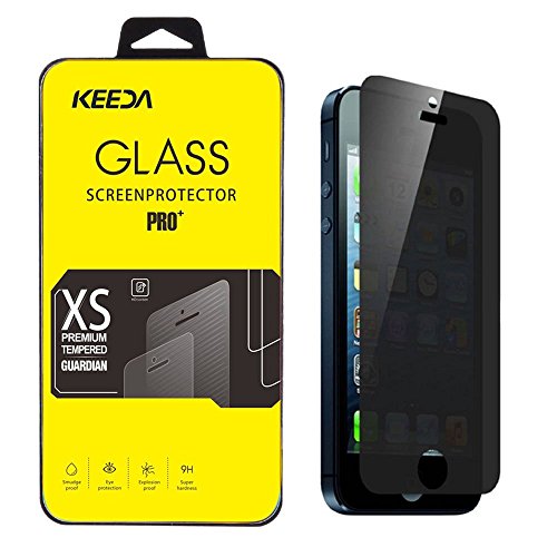 MagicShield Colorful Tempered Glass Film Screen Protector for iPhone 5 5S 5C (Privacy)