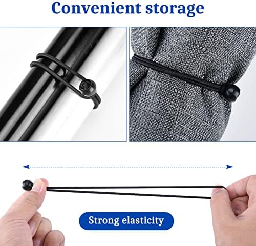 RosewineC 31pcs Tarp Clips Set, Heavy Duty Lock Grip Tent Clips Clamps with Thumb Screw and Bungee Ball Cords Carabiner for Fixing Tarps, Caravan Canopies, Awnings, Outdoor Camping, Tarpaulin