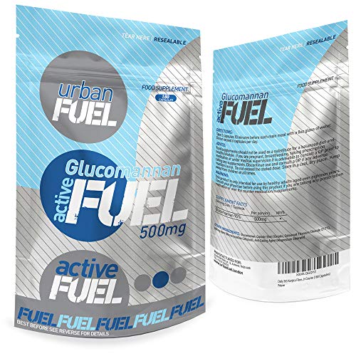 Urban Fuel Active Glucomannan Konjac Fibre 500mg | Double Strength | Slimming & Weight Loss Aid