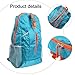 25L Foldable Backpack for Hiking, Camping, Travel & Gym — Nylon, Splash-Proof, Breathable Shoulder Straps, 180g, 47x31x16cm（Black）