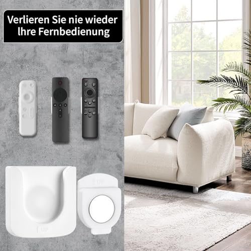 ZHTLTHZ 5 Packungen Magnethalter Halter Fernbedienung Halterung Wand, Universal Halterung Fernbedienung Organizer, Wandhalterung Fernbedienungshalter, Tv ZubehöR Schule Zu Hause
