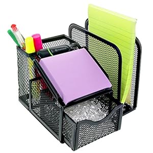Greenco Mesh Office Supplies Desk O...