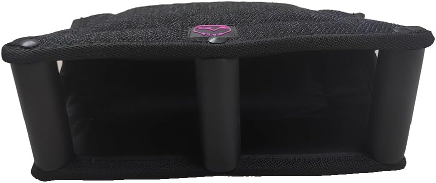 Durable Dog Bite Wedge Tug Toy, Nylon Fabric, Suitable for Small to Medium Dogs, Pillow, K9, Sleeves, Toys (Black)