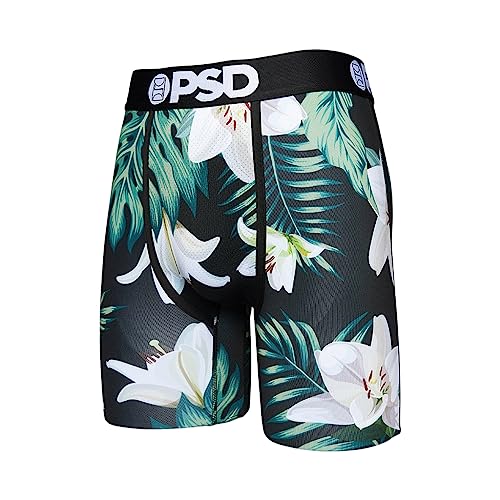 PSD Underwear Mens Boxer Briefs - The Tropics 3 Pack, 7 Inch Inseam, Moisture-Wicking, 4-Way Stretch, Boxer Briefs for Men Pack, X-Large3
