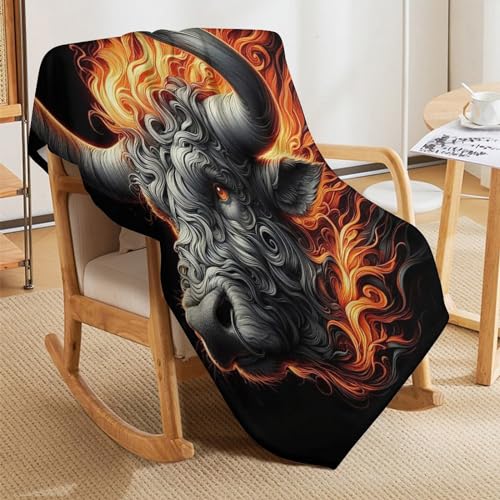 Manta de franela de vaca cálida para cama y sofá 130x180 5
