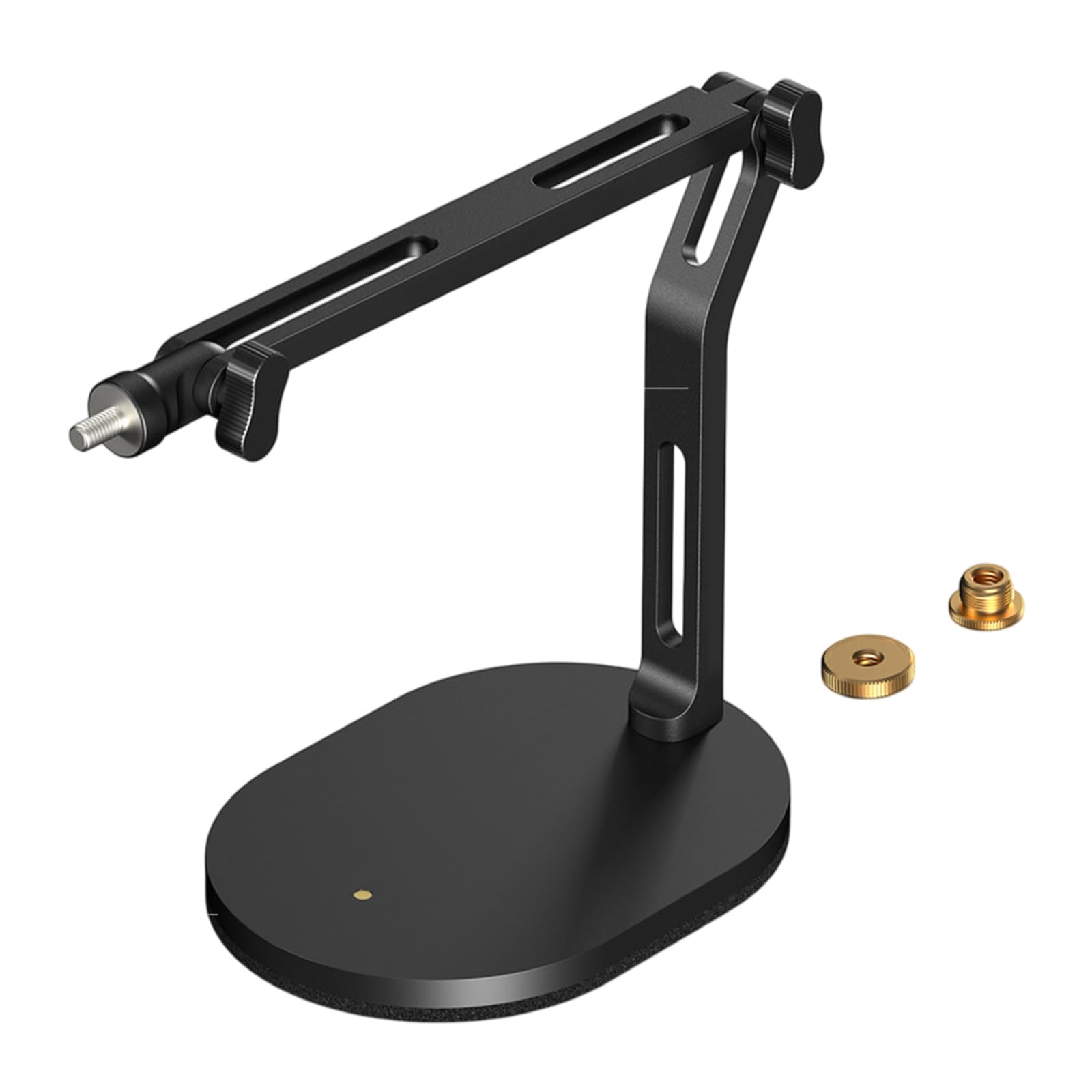 Stabiler Podcast-Mikrofonständer für 12,7 cm (5 / 8 Zoll) und 3 / 8 Zoll Adapter mit flexiblem Arm und robuster Konstruktions-Positionierungshalter