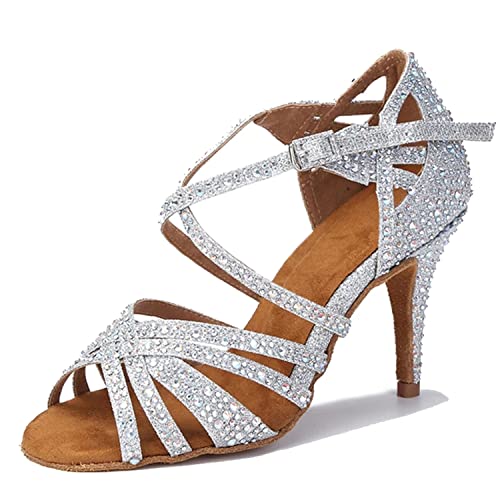 Sandales de fête de mariage pour femme avec sangle croisée anti-douleur aux pieds