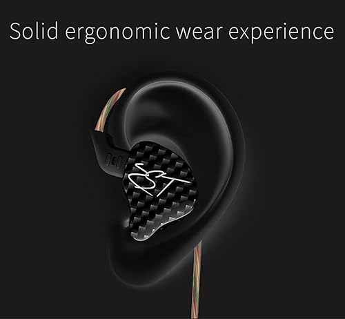 Miniatura 6 de KZ ZST Armature - Auriculares híbridos dinámicos de doble conductor, cable desmontable, monitores de audio intrauditivos, aislamiento de ruido,