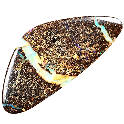 Opale boulder naturelle multicolore de style bohème chic pour pendentif d'exception