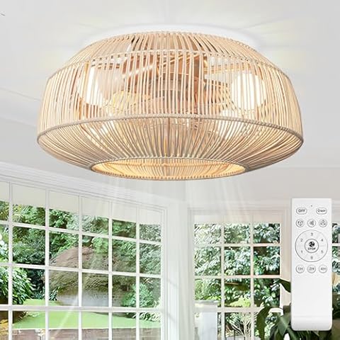 Frstem Boho Caged Ceiling Fan Cover