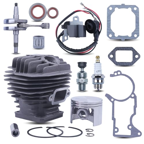 AUMEL 52mm Cylinder Ignition Coil Crankshaft Kit for Stihl 044 MS440 1128 020 1227