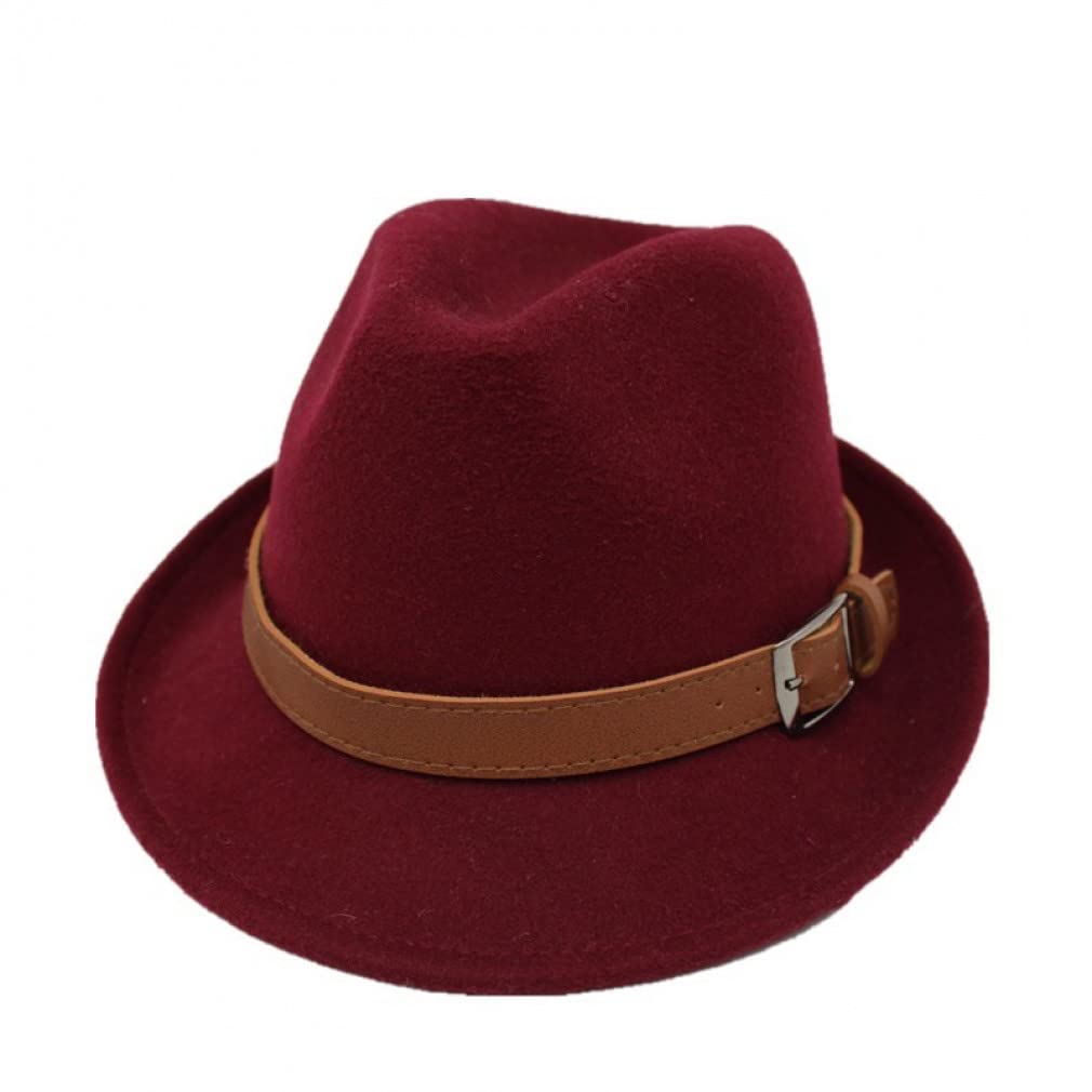 Cappello a Tesa Larga da Uomo Fedora Cappelli Cappelli a Cilindro Piatto Cappello Stile