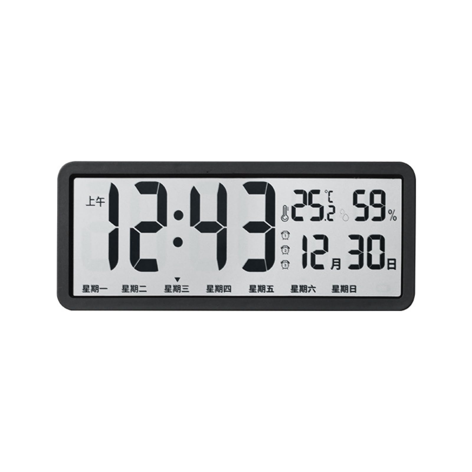 Reloj despertador digital para controlar el clima del dormitorio y mejorar el descanso