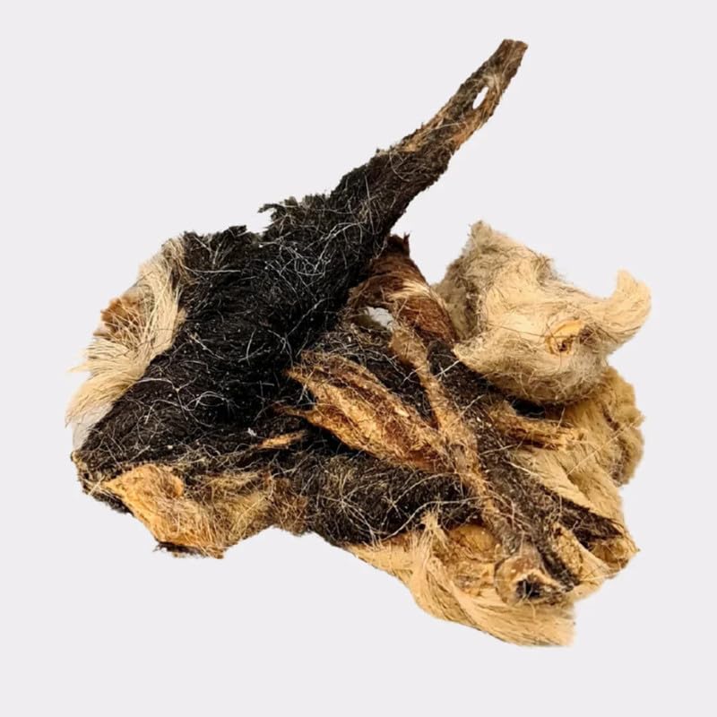 Superpet Lamb Dog Chews, Natural Dog Chews for All Breeds & Life Stages, Single Ingredient Snacks for Canine Pets, Grain & Rawhide-Free Treats - Hairy Lamb Skin with Fur On - 100g — image 1