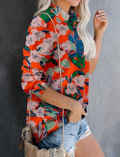 Image of Magritta Long Sleeve Shirts for Women Fashion Button Down Blouse Tops