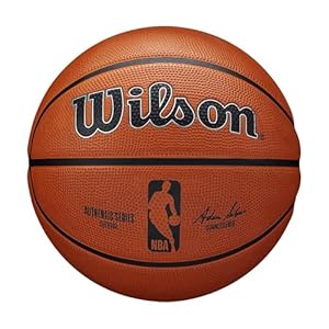 Wilson Unisex-Adult NBA Authentic Series Outdoor Basketball, Brown, 7