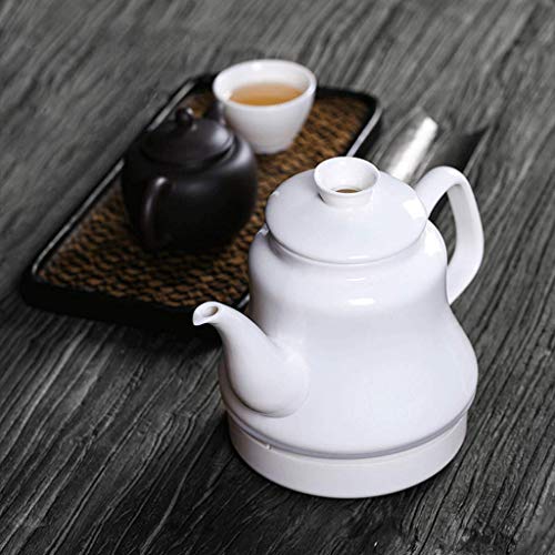 Tetera Eléctrica de Porcelana Blanca 0.8L miniatura 2