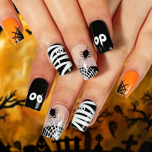 best halloween press on nails