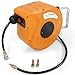 TIMBERTECH® Avvolgitubo ad Aria Compressa - Automatico, Collegamento 1/4'', 10m/20m/30m, Montaggio a Parete - Avvolgitubo Pneumatico, Arrotolatore Tubo