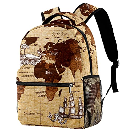Sac à dos voyage vintage avec porte-bouteille spécial campus