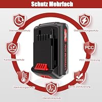 JYJZPB 2 Stück 18V Ersatzakku für Black+Decker 18V LBXR20 Elektrowerkzeuge – Ansicht 6