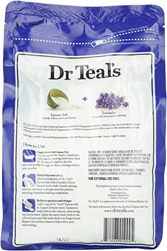 Dr Teals Epsom Salt Soak Variety Gift Set (3 Pack, 3Lb Ea.) - Soothe & Sleep Lavender, Relax & Relief Eucalyptus & Spearmint, Detoxify & Energize Ginger & Clay - Treat Skin & Relieve Sore Muscles #TOP1