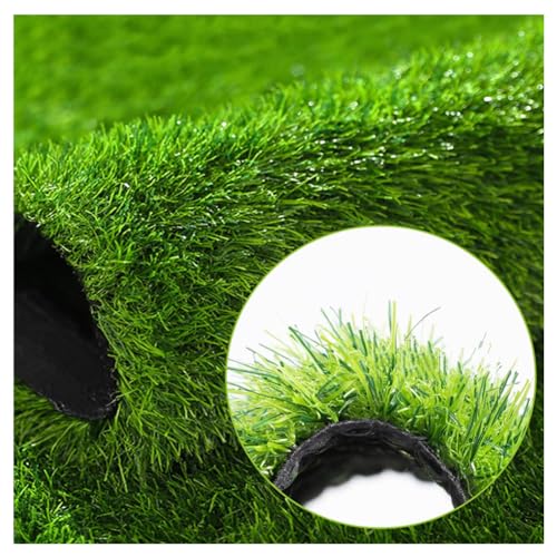 WLCNYL Rouleau de Gazon Artificiel réaliste 2 x 10 m – Tapis de 20 mm d'épaisseur – Tapis de Gazon synthétique d'aspect Naturel pour terrasse, Jardin et arrière-Cour (Tailles : 2 x 2 m, 2 x 1 m)