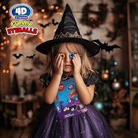 Amos Augäpfel Halloween Süßigkeiten & Erdbeere Musik Lollipop Süßigkeiten, einzeln verpackt Fruchtkauartikel Snacks, Süßigkeiten für Kinder und Partys – Ansicht 3