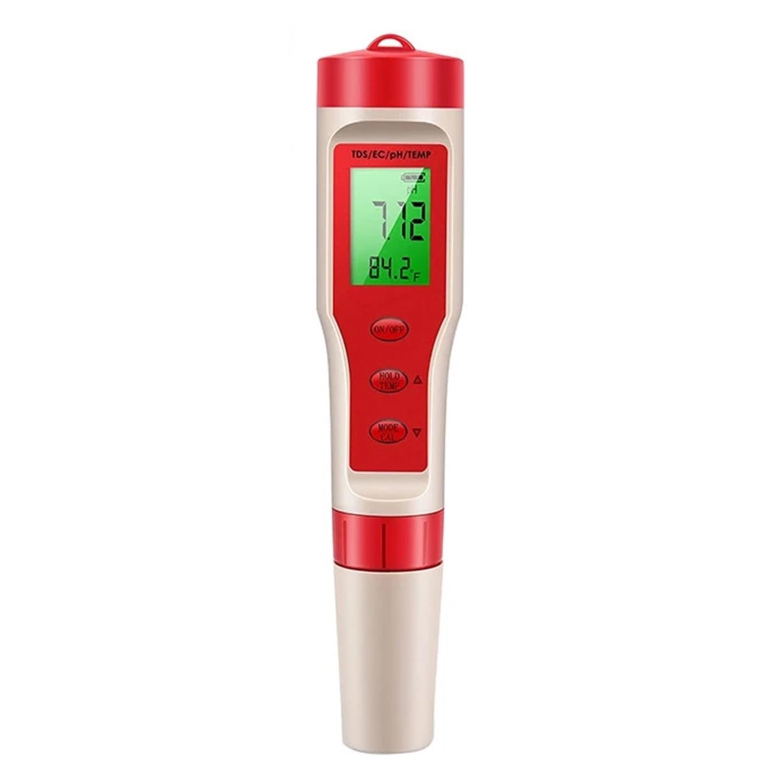 2/3/4/5/7 W 1 Miernik PH TDS EC ORP Zasolenie SG Narzędzie Do Pomiaru Temperatury Z Podświetleniem Cyfrowy Monitor Jakości Wody Tester Do Akwarium DokłAdny Pomiar(4 in 1)