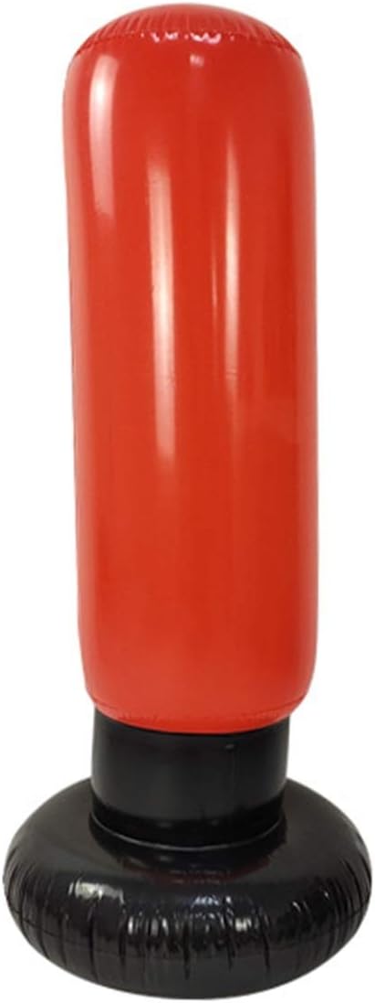 Bolsas de arena inflables para niños con guantes Boxeo Vaso para niños Herramientas de entrenamiento deportivo al aire libre infantil Bolsa de perforación del boxeo de la aptitud inflada pesos de saco