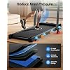 CURSOR FITNESS 15% Walking Pad Treadmill with Incline 0.6-6.2MPH Foldable Quiet Walking Pad for Home Small 2.5HP Under Desk Compact Treadmill with 300LBS Capacity