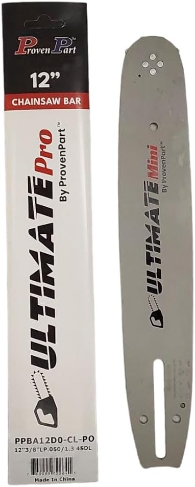 proven part 12 in. Chainsaw Bar Mini 3/8 LP .050 45DL CL A041 Mount Fits Echo 12AOCD3745C 12A0ED3745C CS2700 CS310