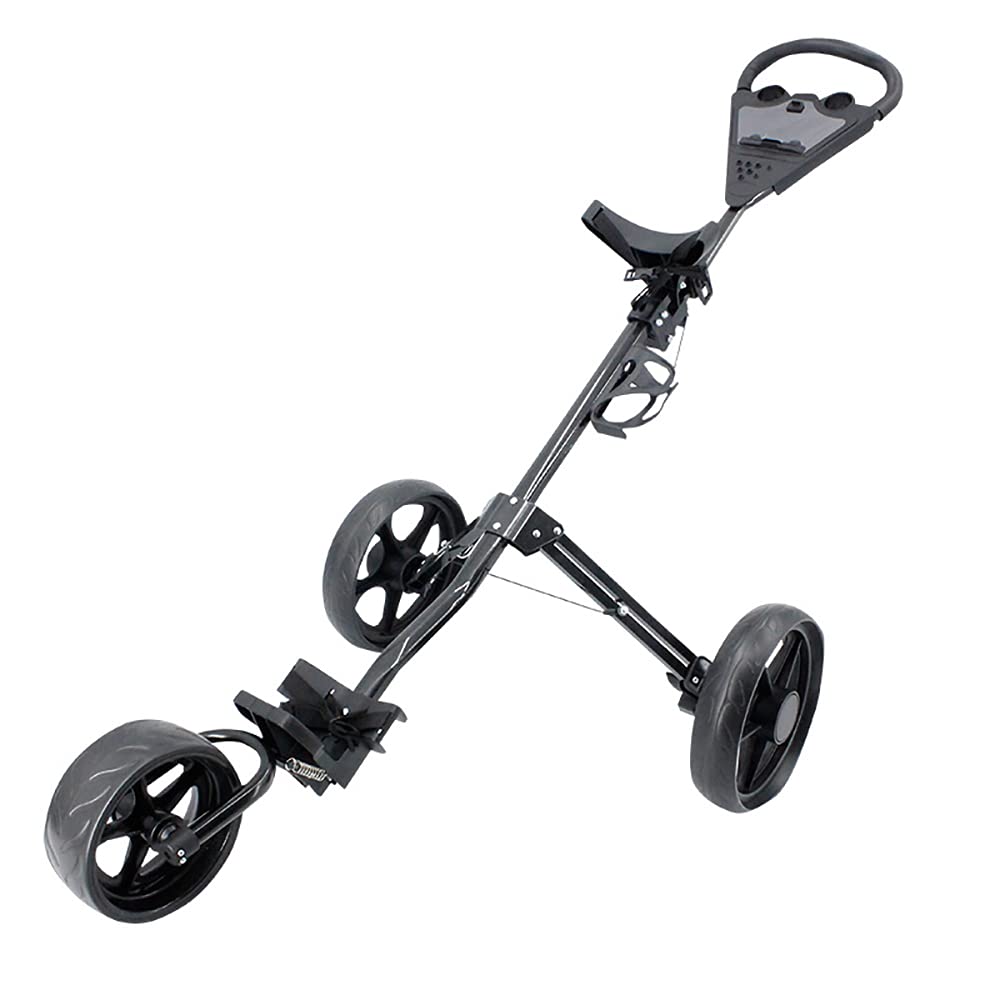 UJULUJ Golf Push Cart, Golf cart for Golf Clubs, Golf Pull cart for Golf  Bag, Golf Push carts Wheel Folding, Aluminum alloy push cart, Golf