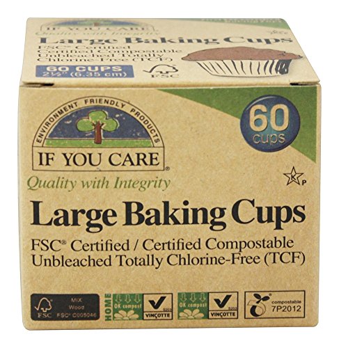 If You Care - Large Baking Cups Unbleached Totally Chlorine-Free (TCF) - 60 Cup(s)