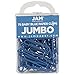 JAM PAPER Colorful Jumbo Paper Clips - Large 2 Inch - Assorted Paperclips - 10/Pack
