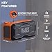 KLEIN TOOLS 69365MB MODbox Bluetooth Speaker, Portable Wireless Speaker with Magnetic Mounting, Premium Audio with Bass Boost, IP67 Dust and Waterproof Rated, USB-C Charging with Built-in Power Bank