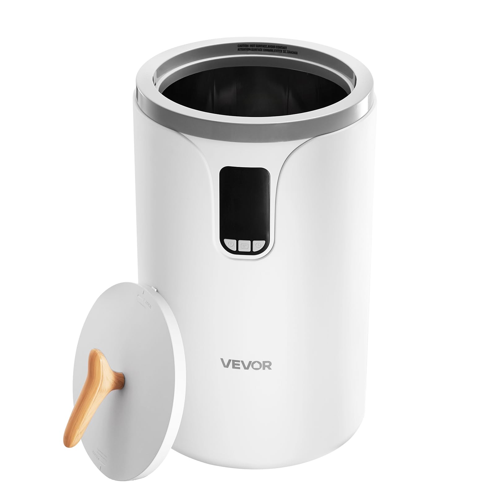 VEVOR Handtuchwärmer Eimer Wärmegerät 20 L mit LED-Anzeige & Einstellung (Timer & Temperatur) & Sicherheitsschloss, Towel Warmer für Badezimmer Waschküche Boden, zum Wärmen von Decken, Pyjamas