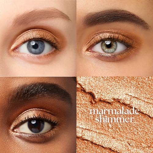 Image of Julep Eyeshadow 101 Cream-to-Powder Waterproof Shadow Stick - Marmalade Shimmer - Long-Lasting, Crease-Proof, Orange Apricot Shimmer Cream Eyeshadow with Built-in Smudger